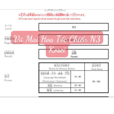 Mai Hoa - Lớp Tốc chiến N3